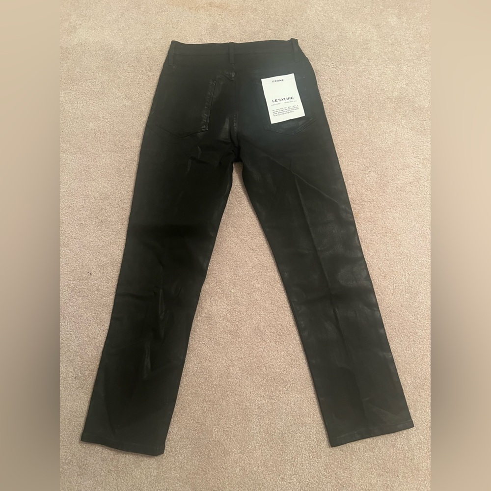 Frame black Le Sylvie Slender Straight sz29 $248 NWT